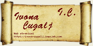 Ivona Čugalj vizit kartica